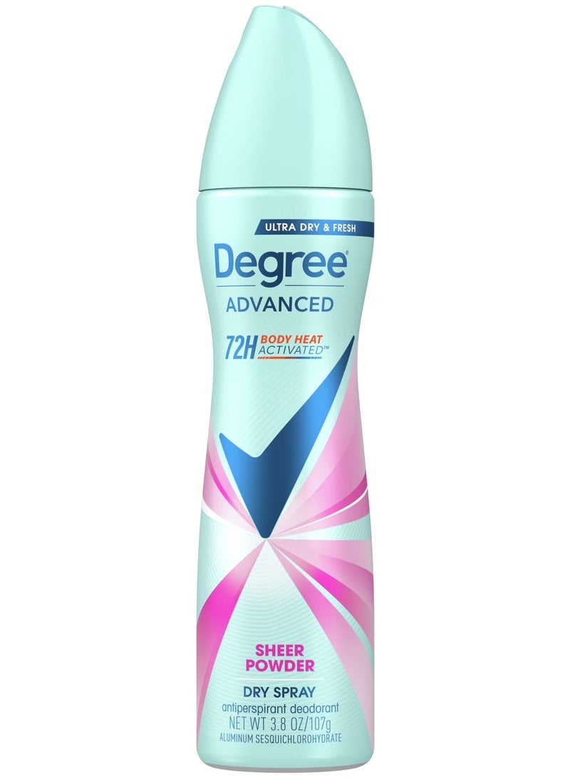 Degree Women MotionSense Antiperspirant Dry Spray – Sheer Powder (107 g) - Image 1